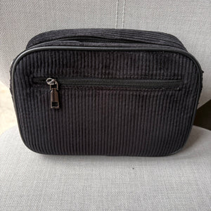 Soft corduroy crossbody camera bag - complete with fully adjustable matching shoulder strap
