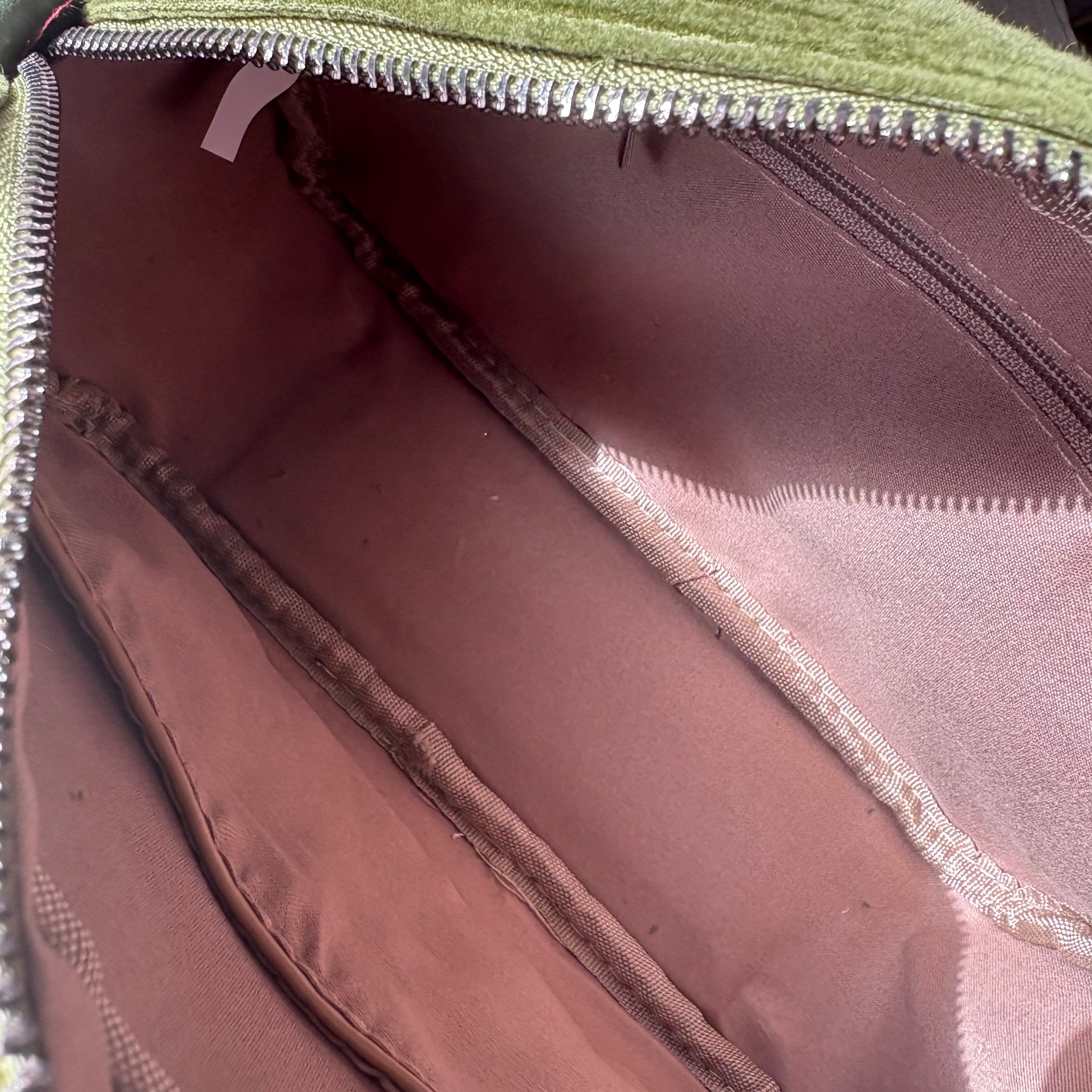 Soft corduroy crossbody camera bag - complete with fully adjustable matching shoulder strap