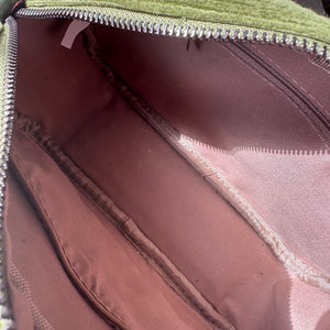Soft corduroy crossbody camera bag - complete with fully adjustable matching shoulder strap