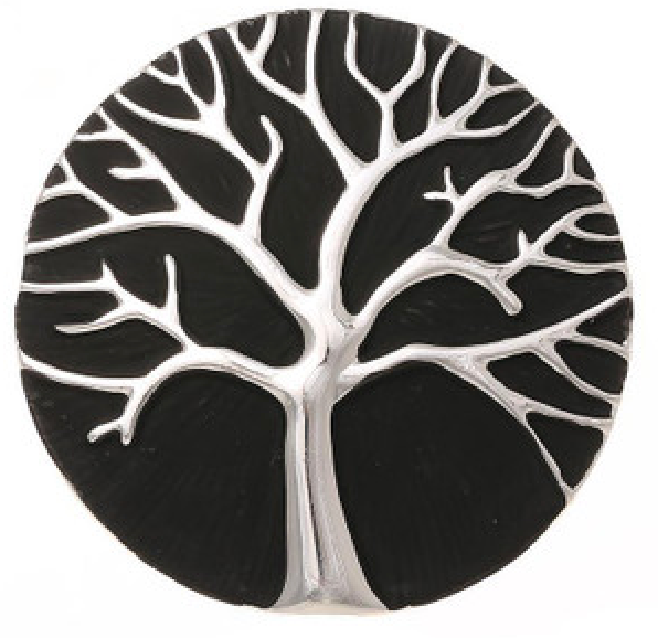 Tree of life design magnetic brooch and scarf clip