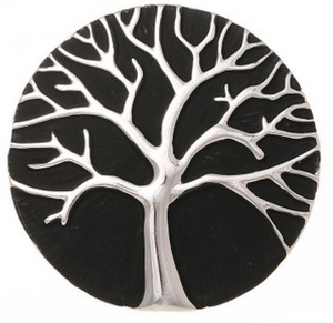 Tree of life design magnetic brooch and scarf clip