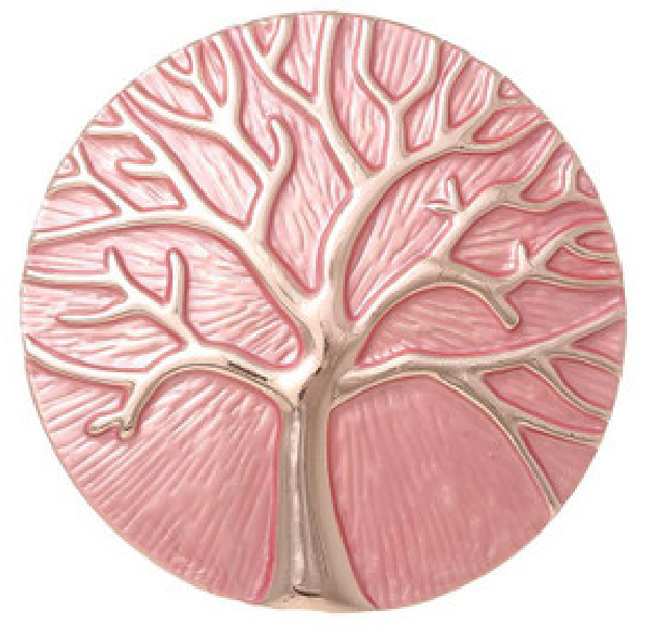 Tree of life design magnetic brooch and scarf clip