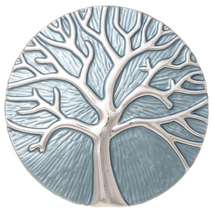 Tree of life design magnetic brooch and scarf clip