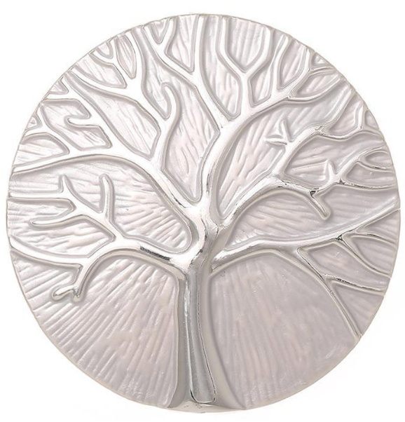 Tree of life design magnetic brooch and scarf clip