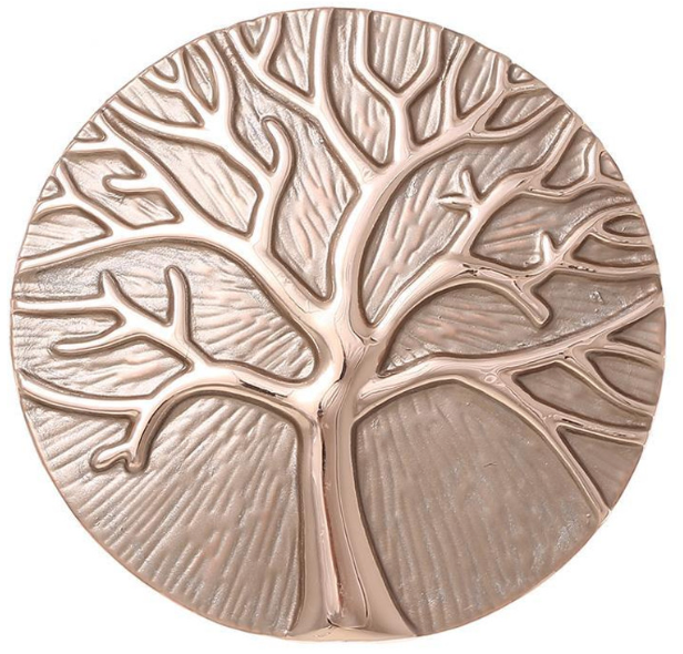 Tree of life design magnetic brooch and scarf clip