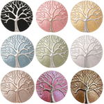 Tree of life design magnetic brooch and scarf clip
